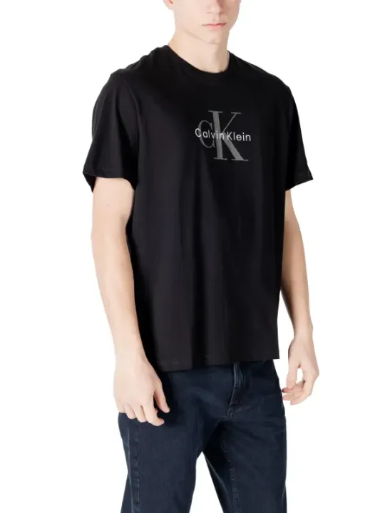 Calvin Klein Jeans Herren T-Shirt Schwarz | online kaufen