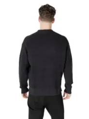 Calvin Klein Jeans Herren Bio-Baumwollpullover Schwarz