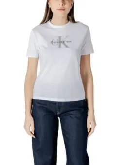 Calvin Klein Weißes T-Shirt leihen - Flex-Fashion Verleih