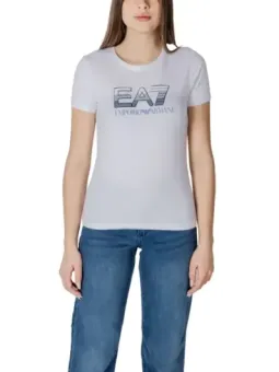 Ea7 T-Shirt Weiß mieten – Stilvoller Verleih bei Flex-Fashion