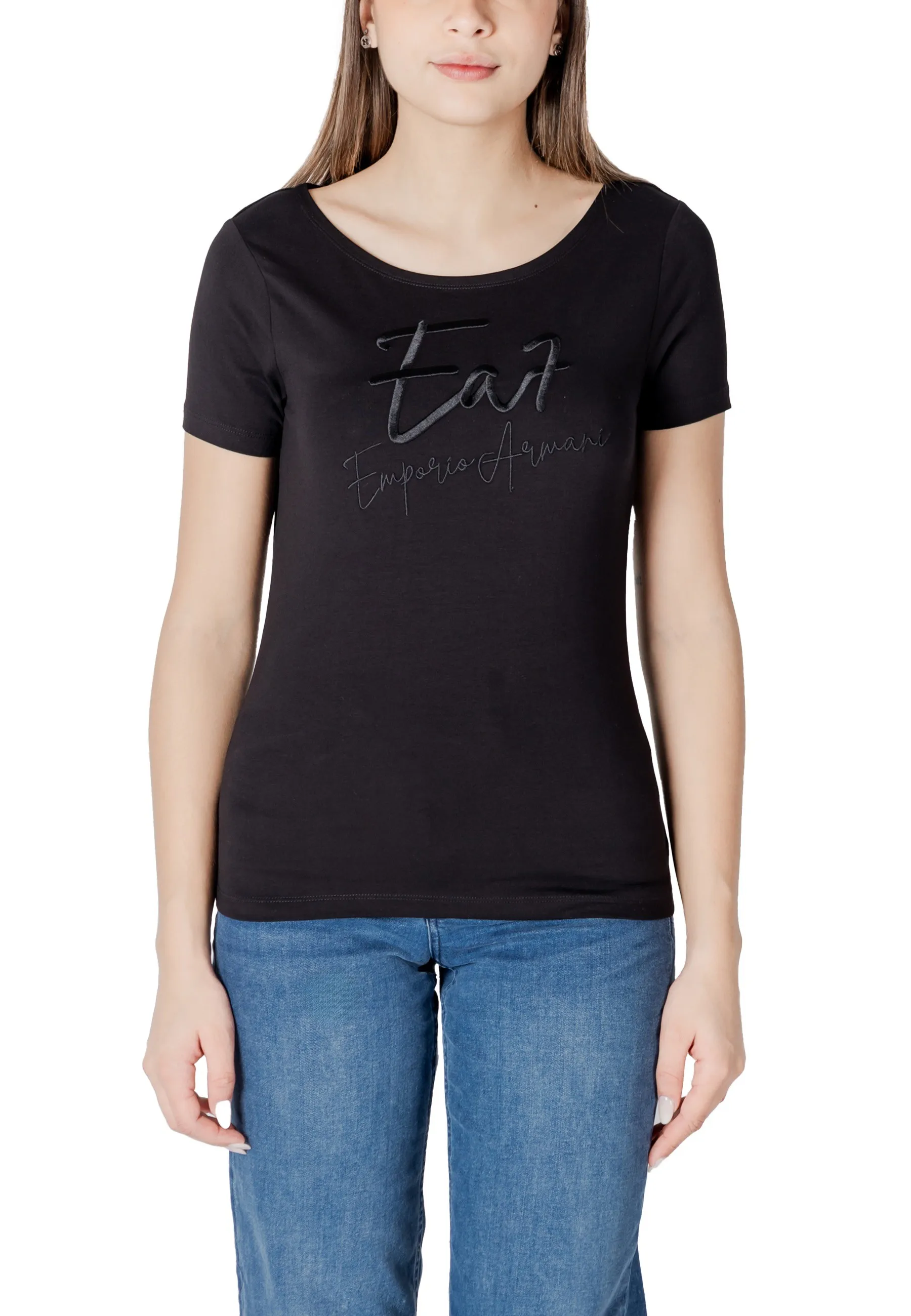 Ea7 T-Shirt Schwarz 485038