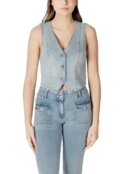 Mieten Sie die Morgan De Toi Weste Azurblau - Flex-Fashion
