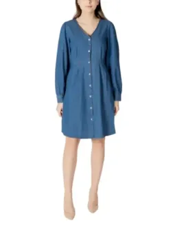 Ichi Azurblaues Kleid mieten - Flex-Fashion Verleih-Shop