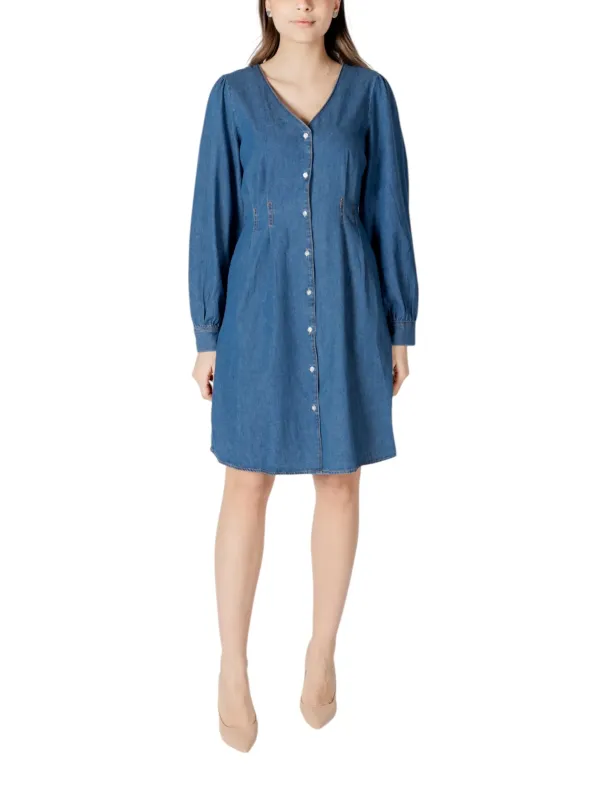 Ichi Kleid Azurblau | online kaufen