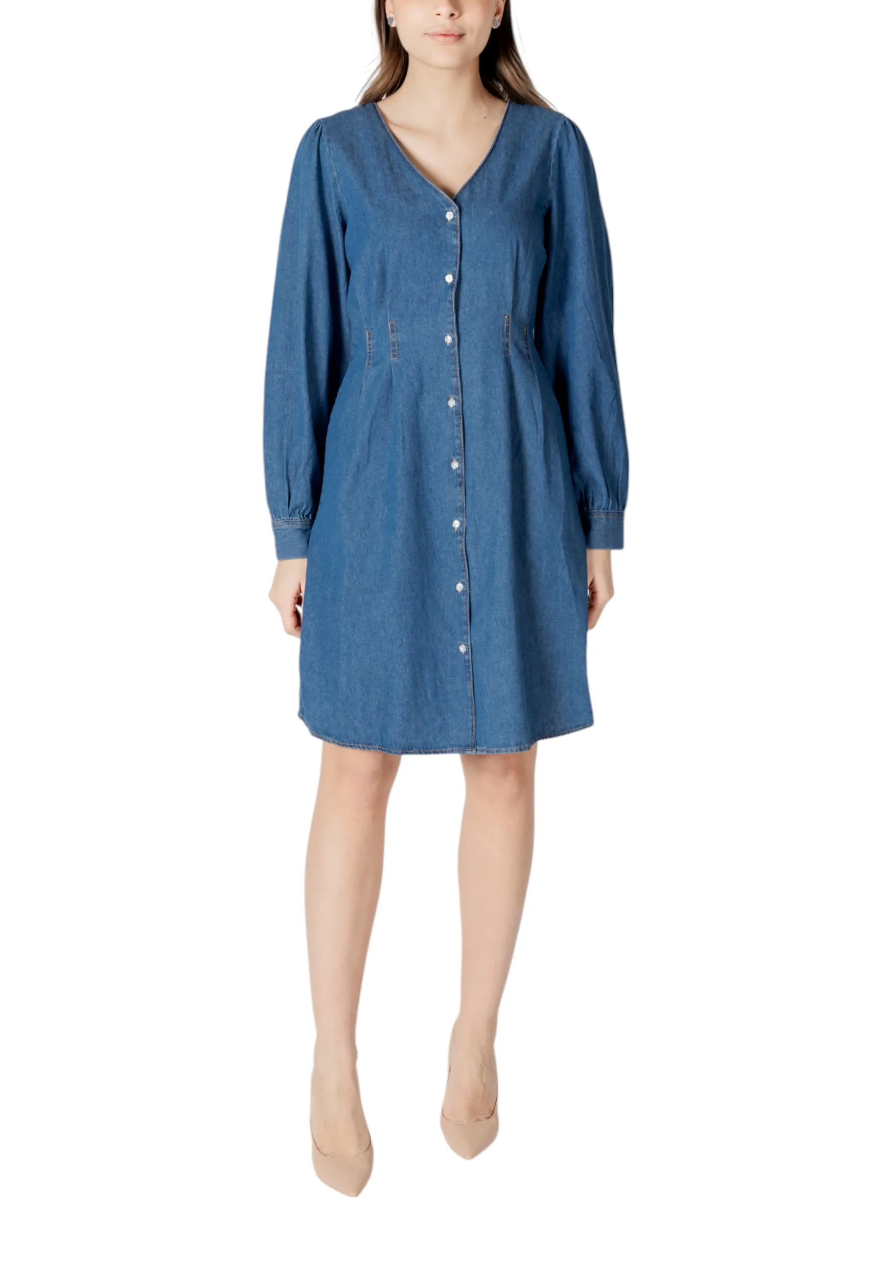 Ichi Kleid Azurblau 484315