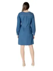 Ichi Kleid Azurblau | online kaufen