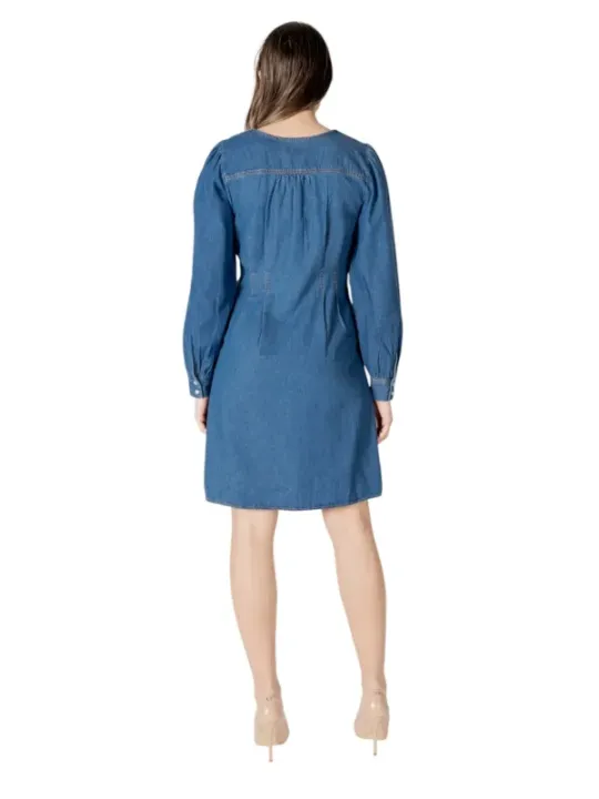 Ichi Kleid Azurblau | online kaufen