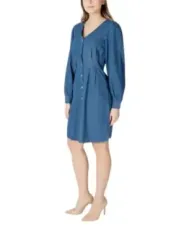 Ichi Kleid Azurblau | online kaufen