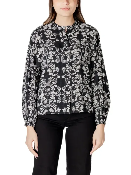 Ichi Bluse Schwarz | online kaufen