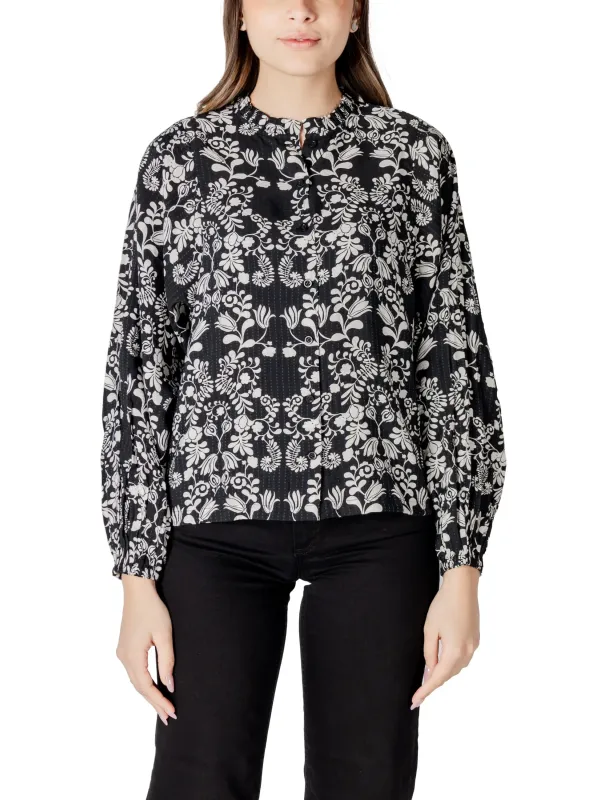 Ichi Bluse Schwarz | online kaufen