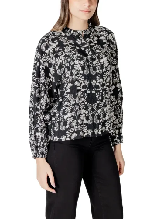 Ichi Bluse Schwarz | online kaufen