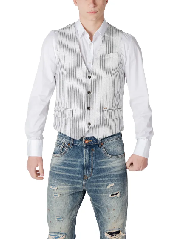 Gianni Lupo Herren Weste Schwarz | online kaufen