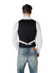 Gianni Lupo Herren Weste Schwarz | online kaufen
