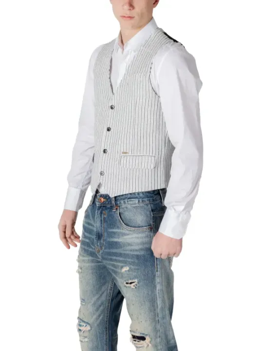 Gianni Lupo Herren Weste Schwarz | online kaufen