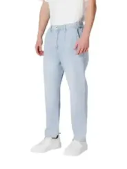 Gianni Lupo Herren Jeans Azurblau | online kaufen
