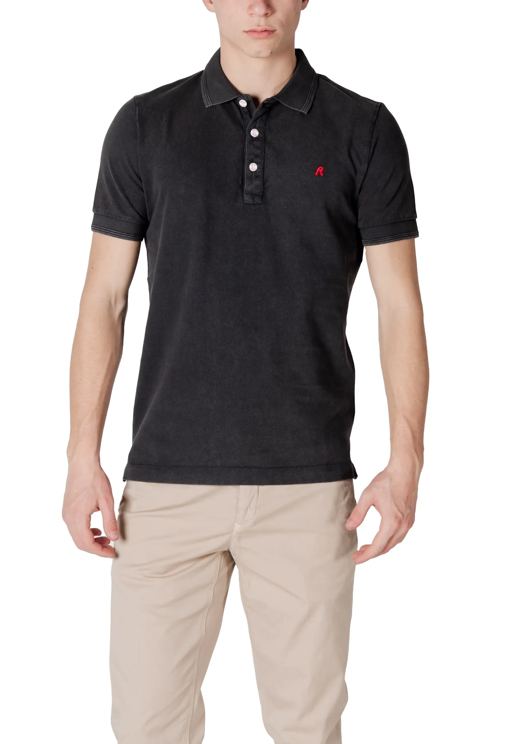 Replay Herren Polo Schwarz 484793