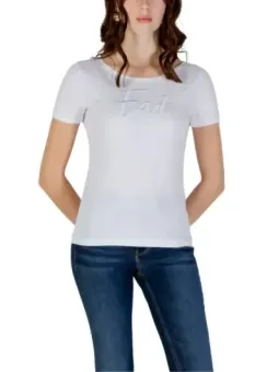 Ea7 T-Shirt Weiß mieten - Stilvoller Verleih bei Flex-Fashion