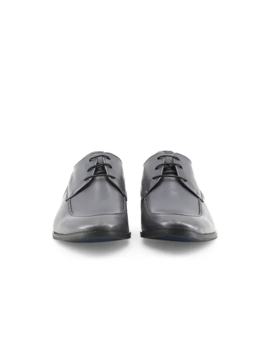 Graue Leder Schuhe Made in Italien