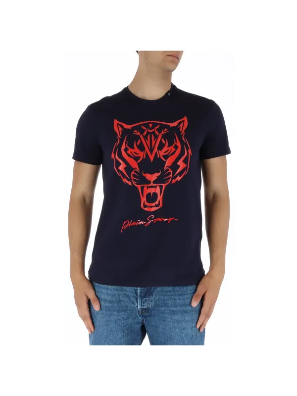 Plein Sport Herren T-Shirt Blau | online kaufen