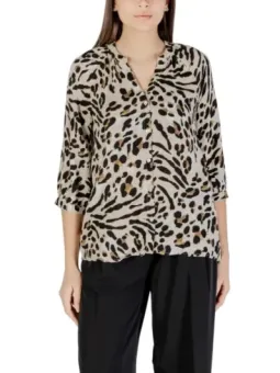 Ichi Hemd Beige mieten - Stilvoller Verleih bei Flex-Fashion