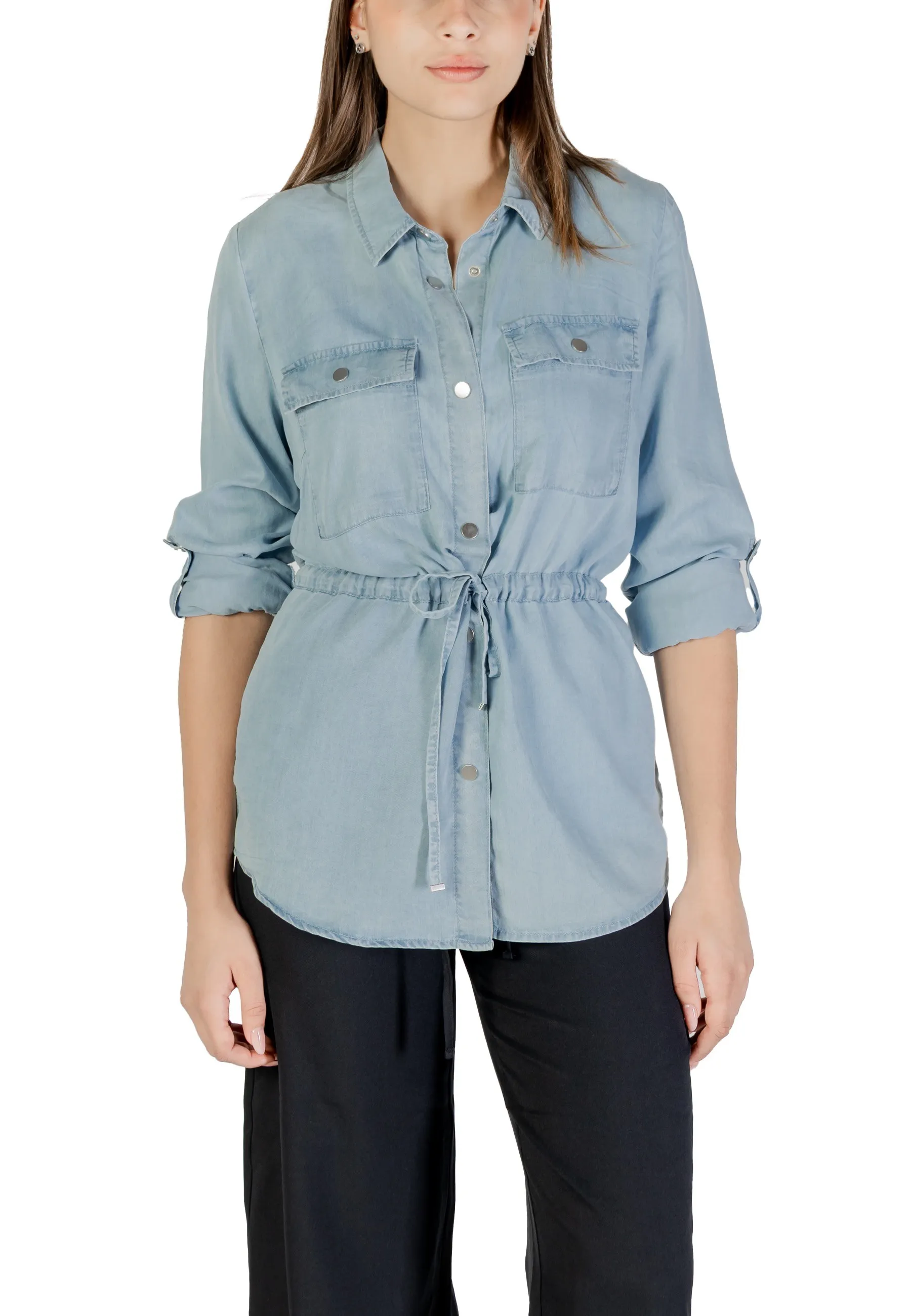 Only Hemd Azurblau 486278