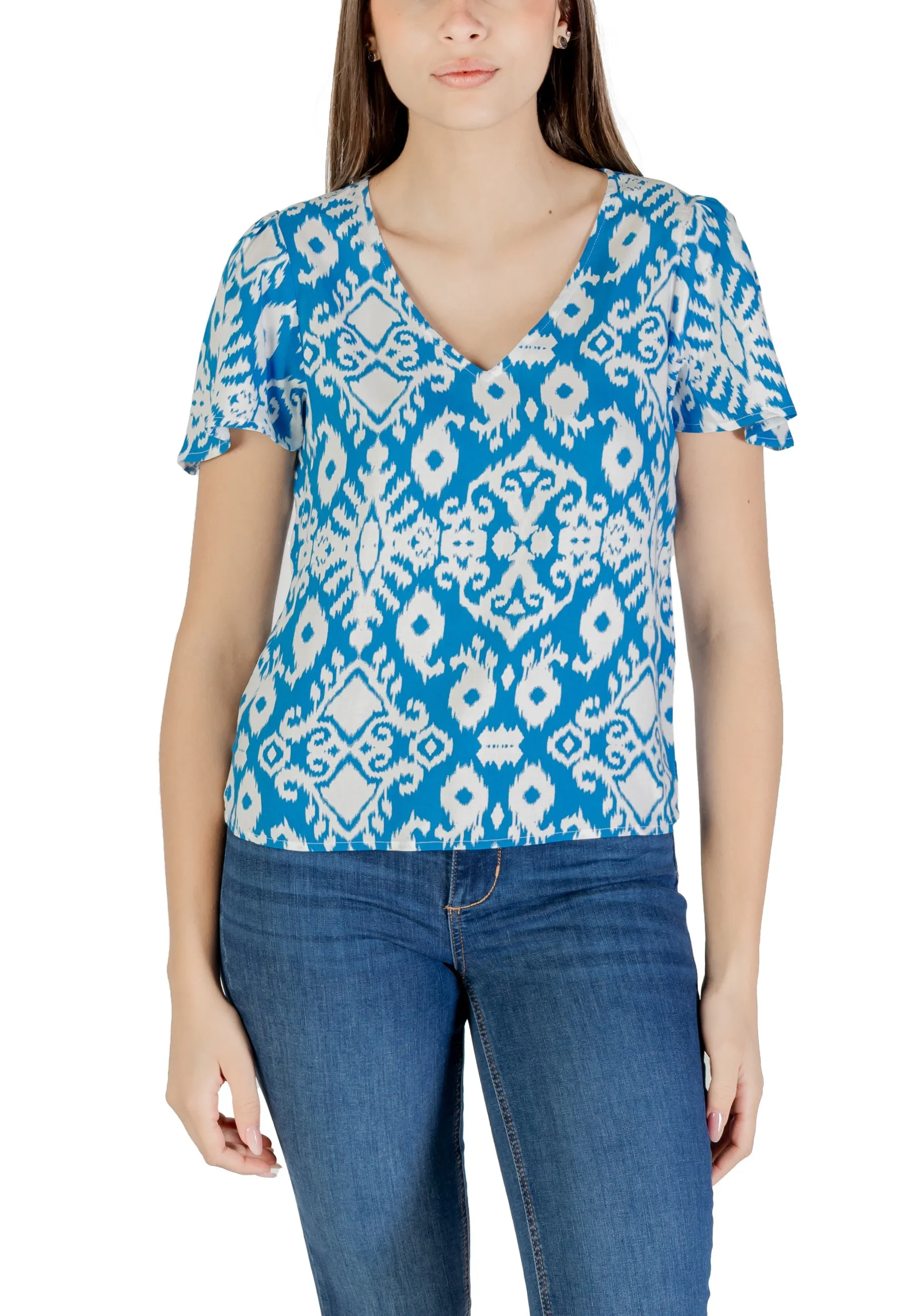 Vero Moda Bluse Azurblau 486270