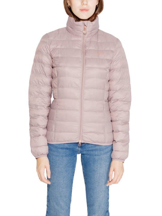 Rosegold Pufferjacke mit Jeans