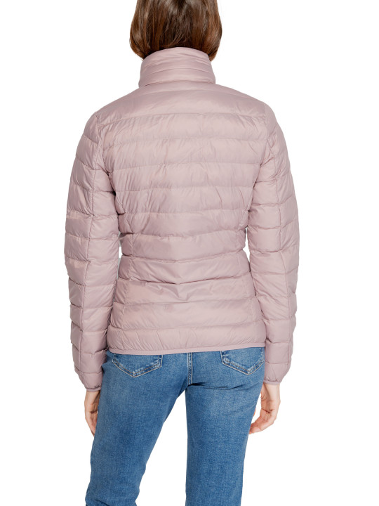 Pink EA7 Damen Pufferjacke kurz