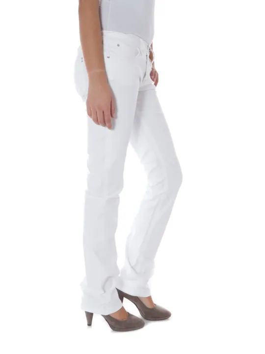 PHARD Damen 5-POCKET-HOSE Weiß | online kaufen