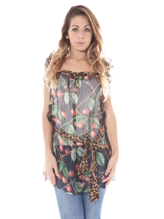 JOHN GALLIANO Damen HEMD Schwarz | online kaufen