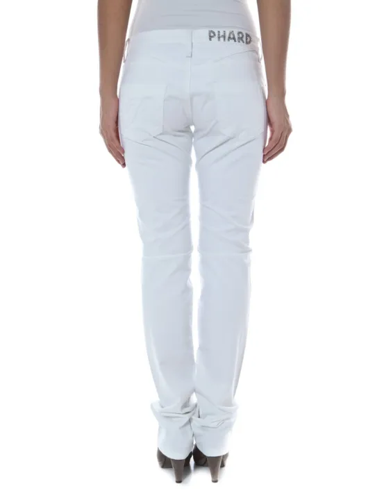 PHARD Damen 5-POCKET-HOSE Weiß | online kaufen