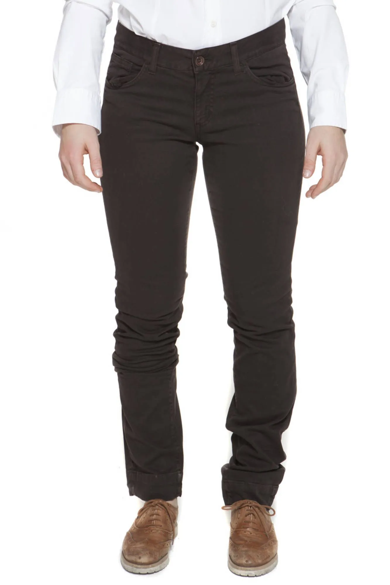 Damen 5-POCKET-HOSE Braun 1103410641_MARRONE_205