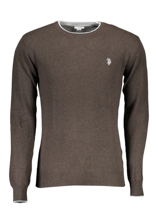 U.S. POLO Herren Slim-Pullover Braun | online kaufen