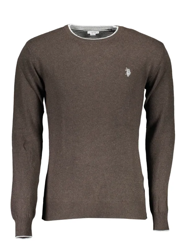 U.S. POLO Herren Slim-Pullover Braun | online kaufen