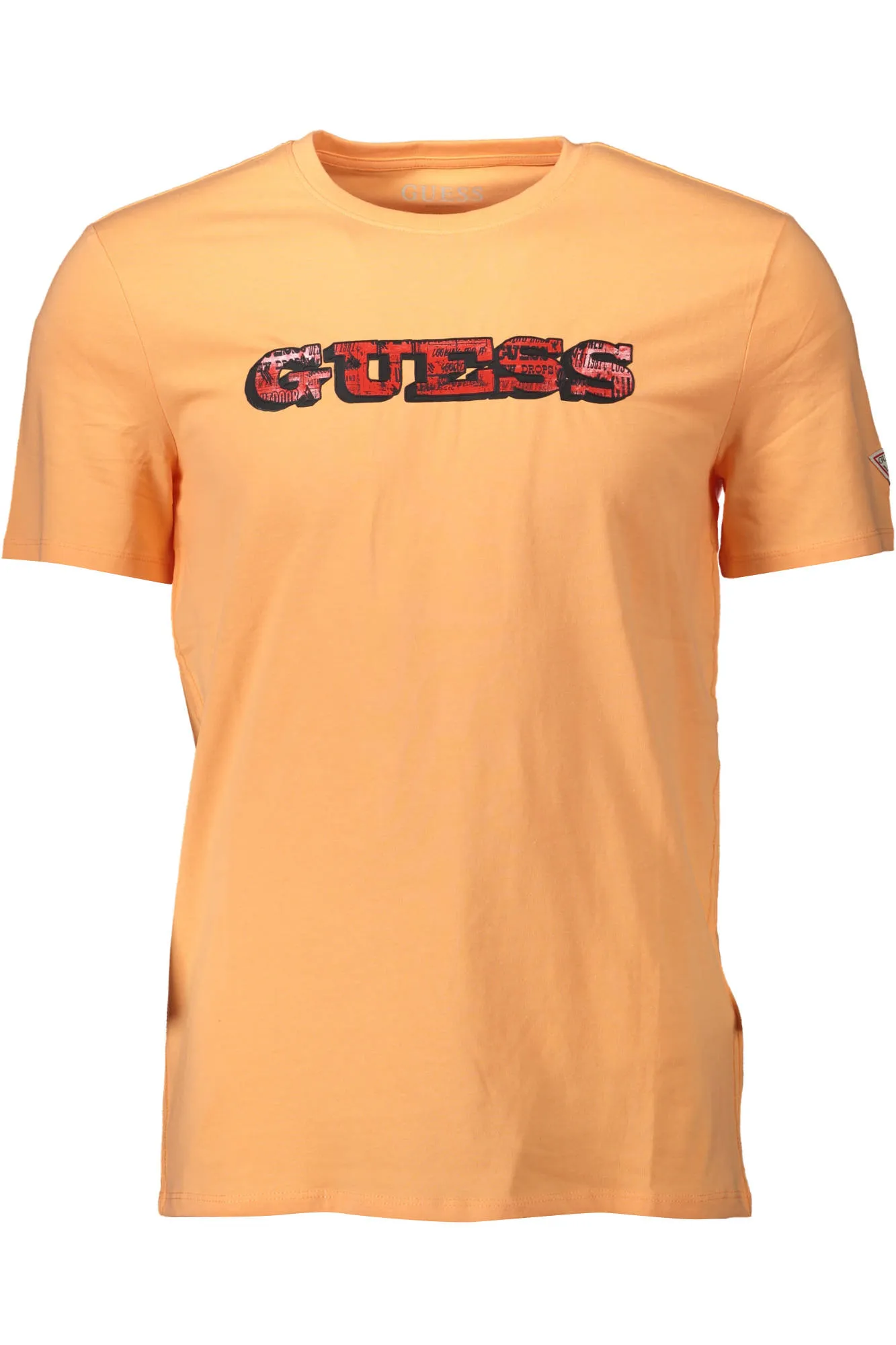 Herren Kurzarm-T-Shirt Orange M1RI82J1311_ARANCIO_G3E0
