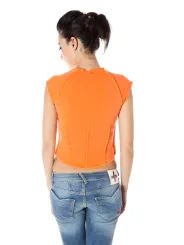 ZUELEMENTS Damen KURZARM-T-SHIRT Orange | online kaufen