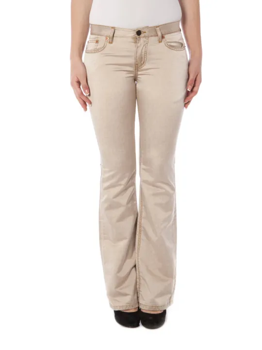 PHARD Damen 5-POCKET-HOSE Beige | online kaufen