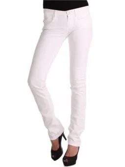 PHARD Damen 5-POCKET-HOSE Weiß leihen - Flex-Fashion Verleih