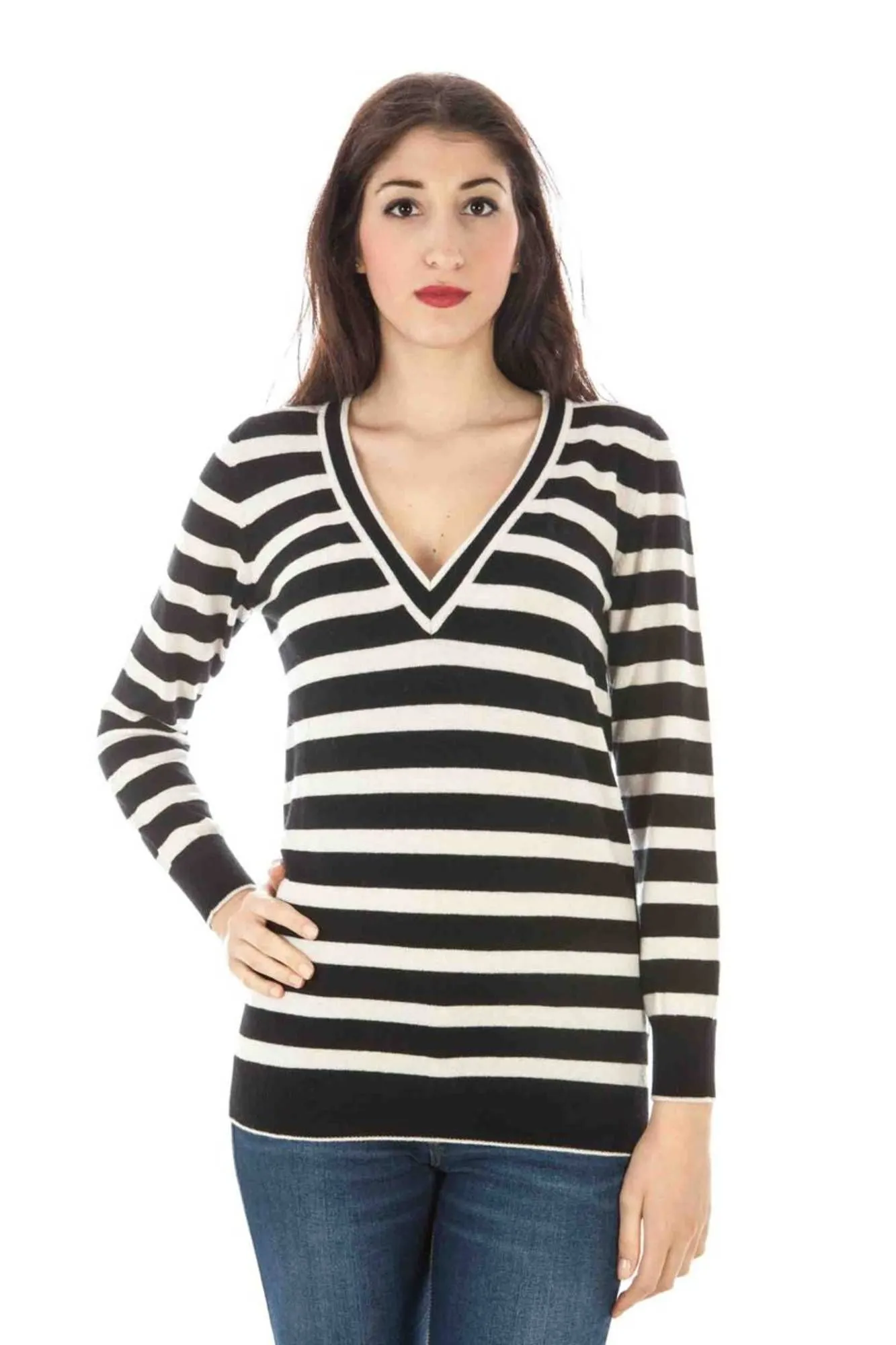 Damen PULLOVER Schwarz 31332091_NERO_0031