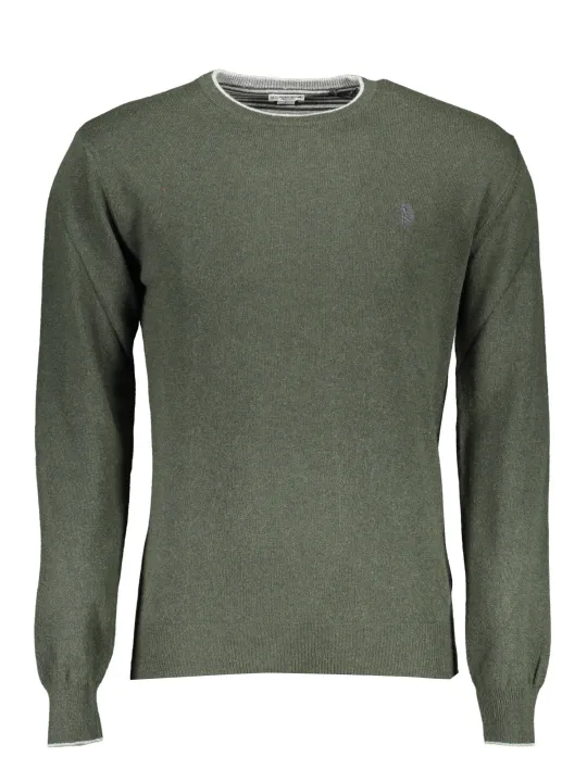 U.S. POLO Herren Slim-Pullover Grün | online kaufen
