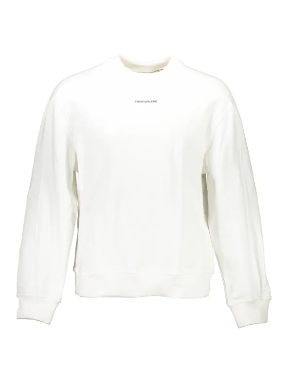 Calvin Klein Herren Langarm-Sweatshirt Weiß | online kaufen