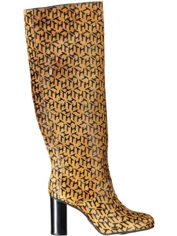 Tommy Hilfiger Damen Stiefel Beige mieten - Flex-Fashion Verleih