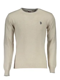 Mieten Sie U.S. POLO Herren Slim-Pullover Beige 2XL - Flex-Fashion