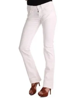PHARD Damen 5-Pocket-Hose Weiß mieten - Flex-Fashion
