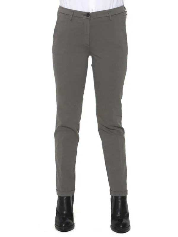 Fred Perry Damen 3-POCKET-HOSE Grün | online kaufen