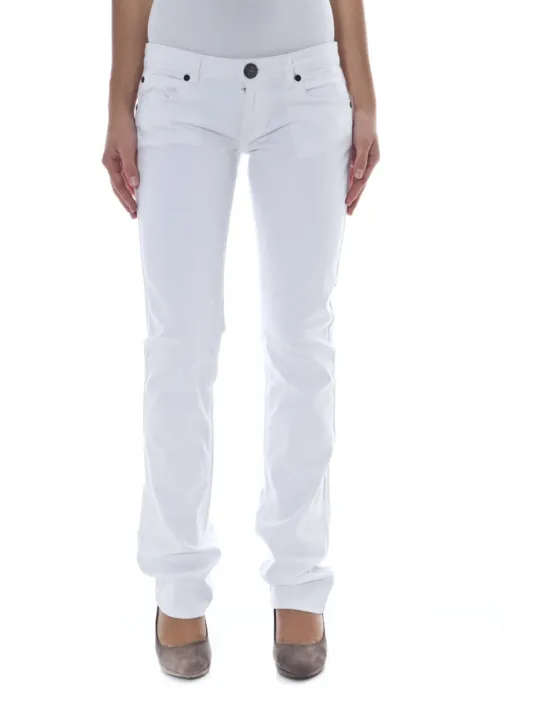 PHARD Damen 5-POCKET-HOSE Weiß | online kaufen