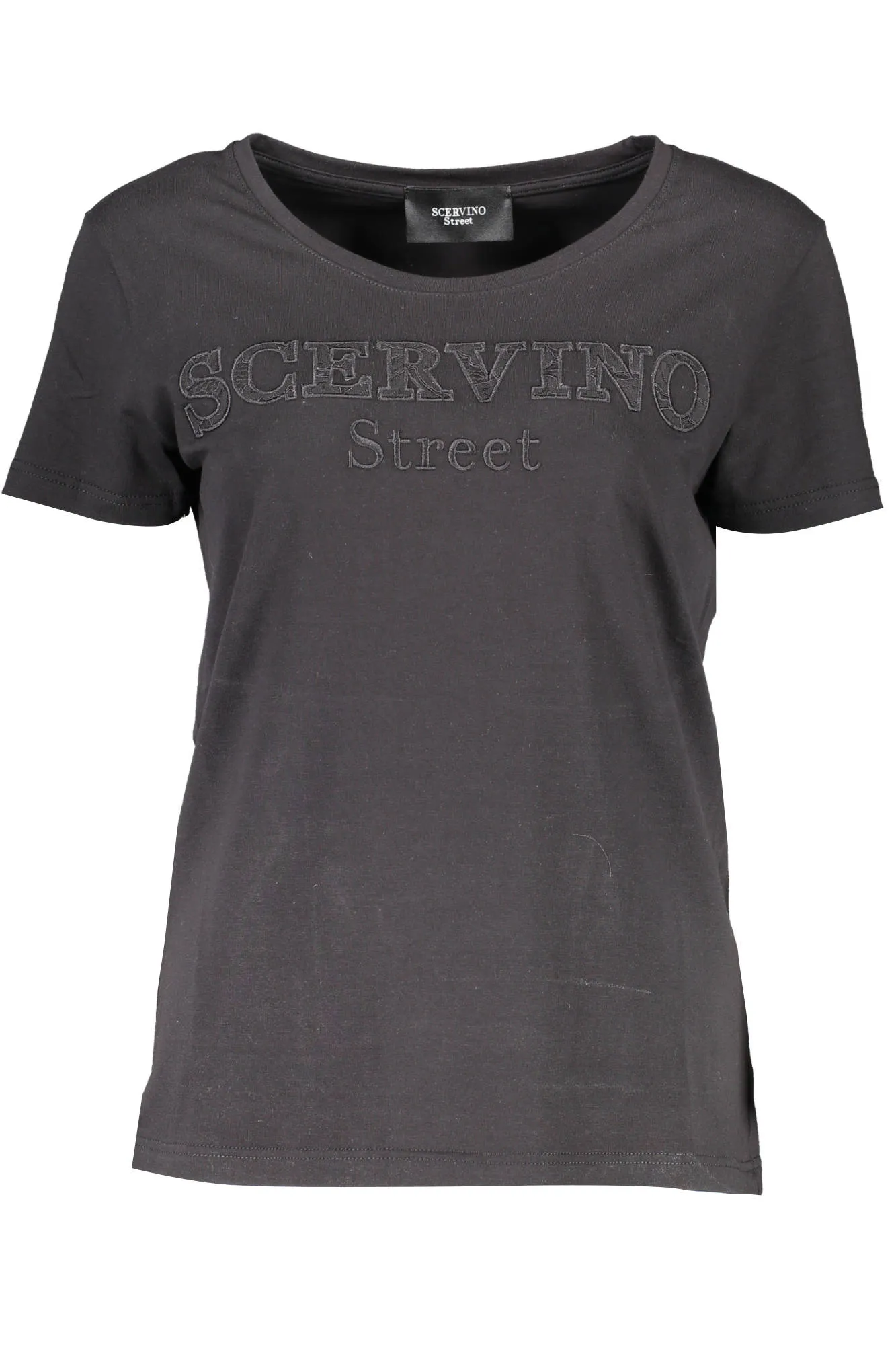 Damen Kurzarm-T-Shirt Schwarz D38TL0699-TSD006_NERO_SC002-NERO
