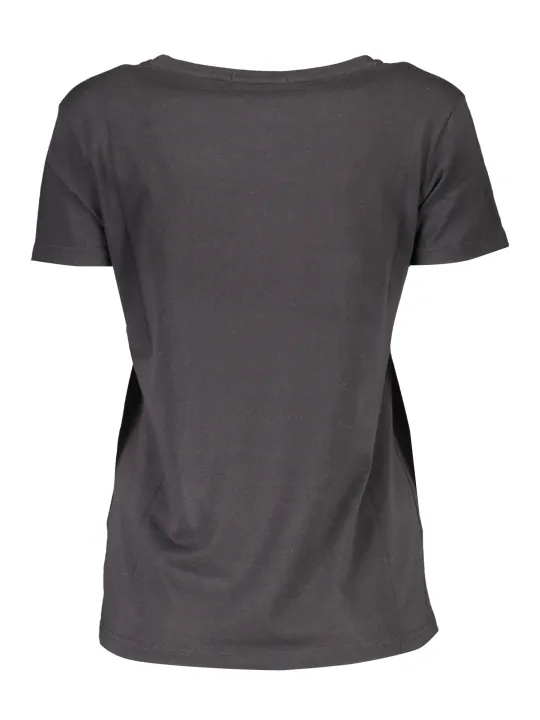 SCERVINO STREET Damen Kurzarm-T-Shirt Schwarz