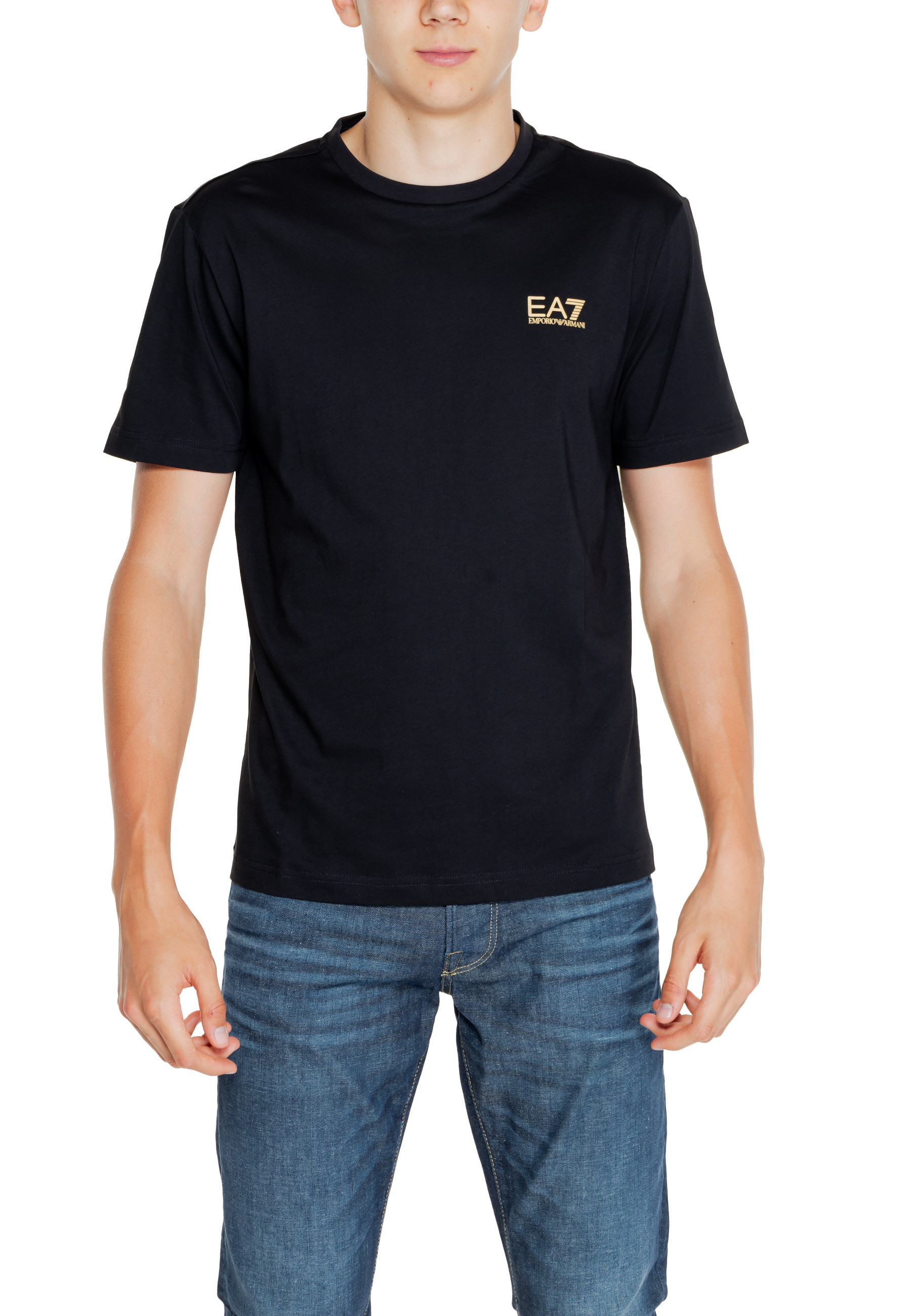 Ea7 Herren T-Shirt Schwarz 475445