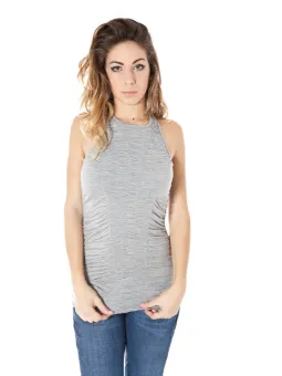 ZUELEMENTS Damen Grau T-Shirt mieten - Flex-Fashion Verleih